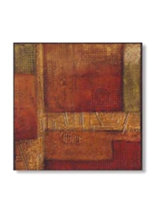 Abstract Patterned Decorative Wall Frame Brown/Red/Grey 20x20cm - v1565953672/N29114282A_1