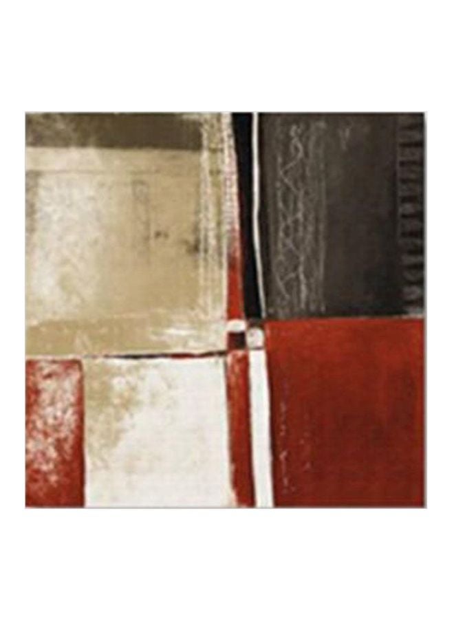 PHOTOBLOCK Abstract Patterned Decorative Wall Frame Black/Grey/Red 20x20cm 