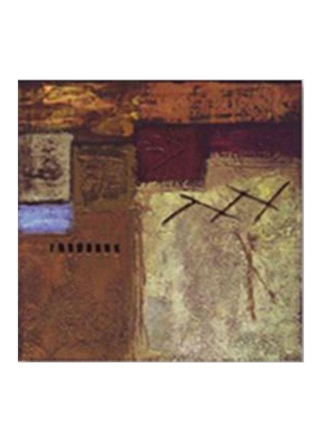 PHOTOBLOCK - Abstract Patterned Decorative Wall Frame Beige/Brown/Grey 24x24cm - Image 1