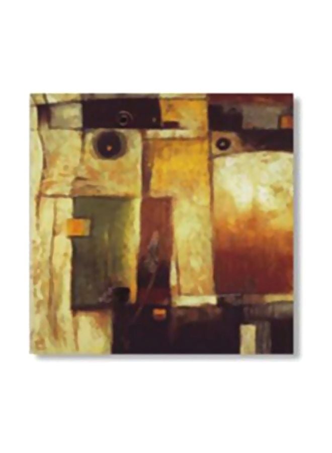 لوحة جدارية لتزيين الحائط مع إطار متعدد الألوان 34x34سم