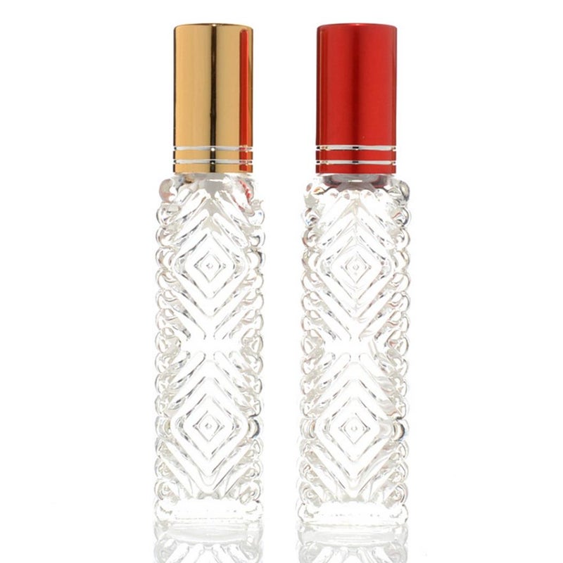 Bluelans - Portable Refillable Perfume Atomizer Spray Bottle Clear/Red 10ml - Image 1