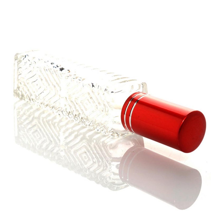 Bluelans - Portable Refillable Perfume Atomizer Spray Bottle Clear/Red 10ml - Image 1