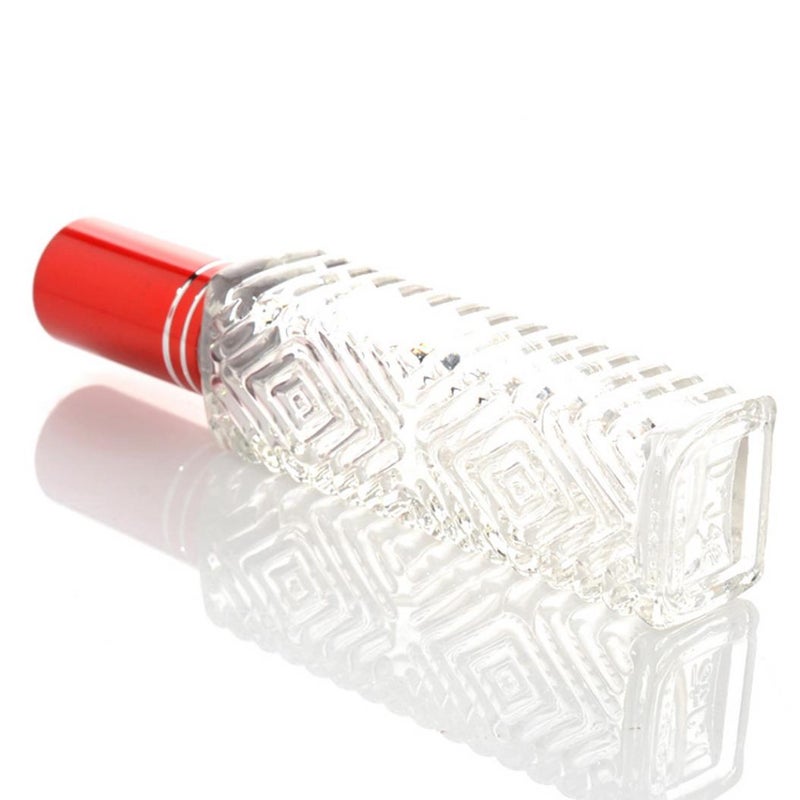 Bluelans - Portable Refillable Perfume Atomizer Spray Bottle Clear/Red 10ml - Image 1