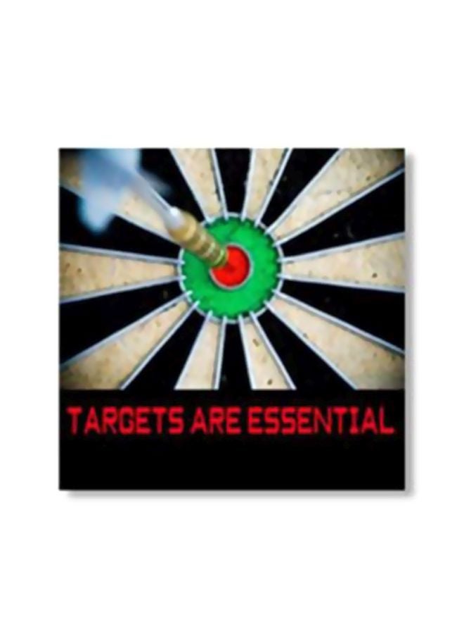 Decorative Wall Painting With Frame Multicolour 30×30cm