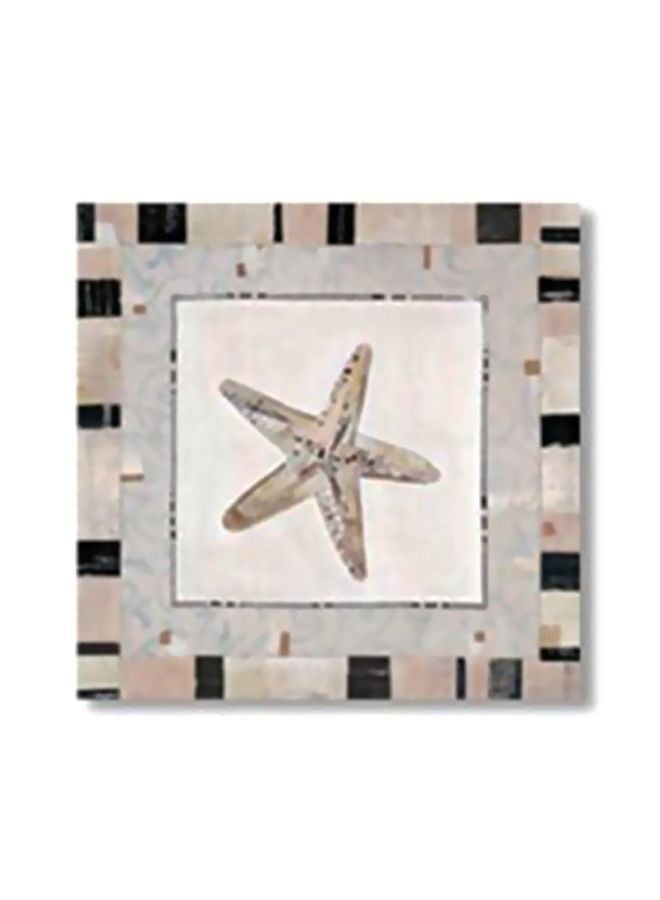 Decorative Wall Painting With Frame Multicolour 30x30cm