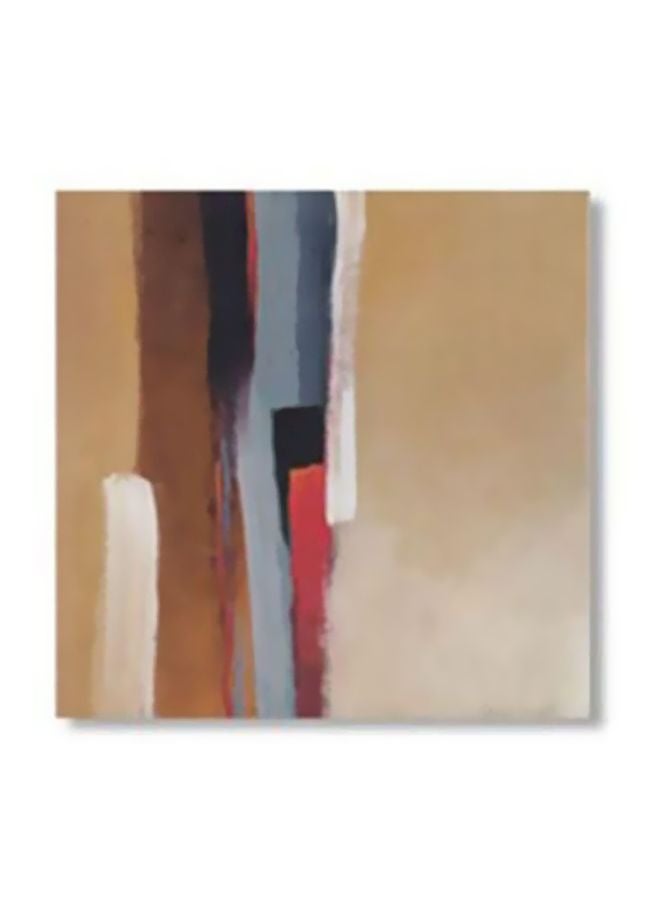 Decorative Wall Painting With Frame Multicolour 34x34cm