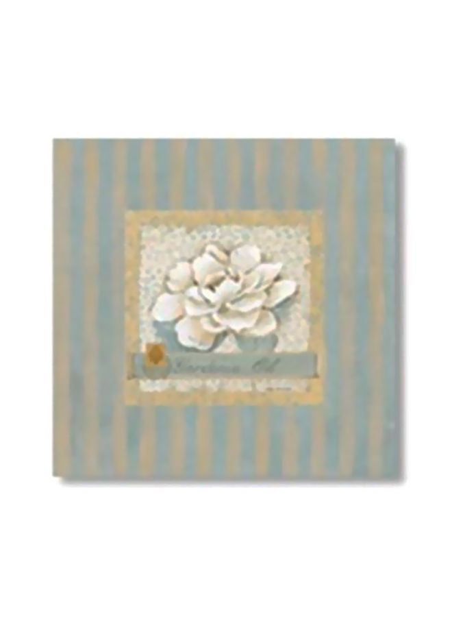 فوتو بلوك بوستر جداري للتزيين مع إطار أبيض/أزرق/بيج 15x15سم