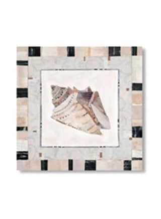 Decorative Wall Painting With Frame Beige/Black/White 15x15cm - v1565953920/N29115145A_1