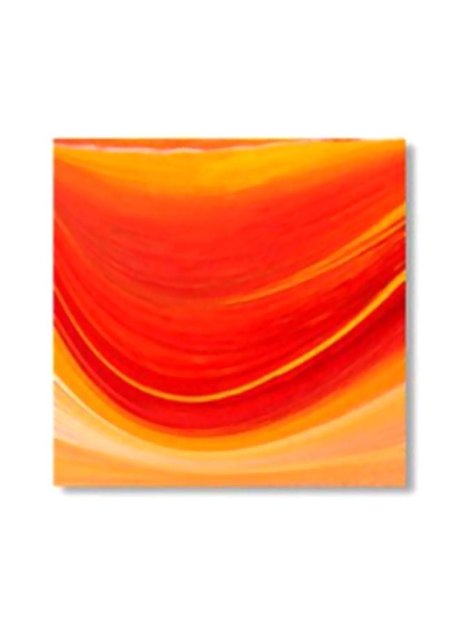 Decorative Wall Painting Red/Yellow 24x24cm
