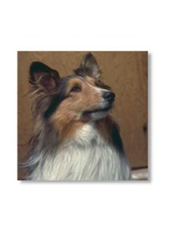 Decorative Wall Poster With Frame Multicolour 30x30cm