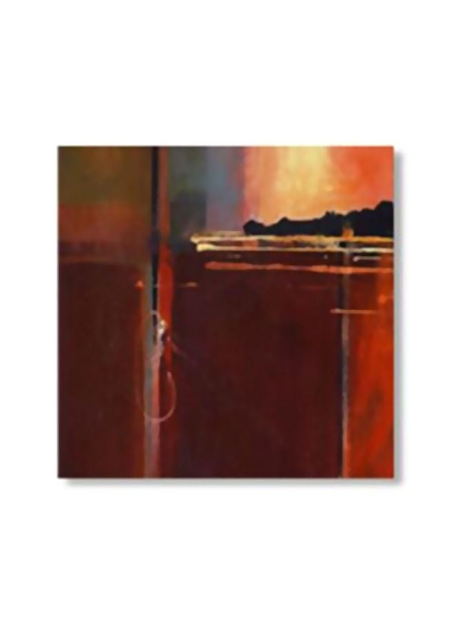 لوحة جدارية لتزيين الحائط مع إطار متعدد الألوان 15x15سم