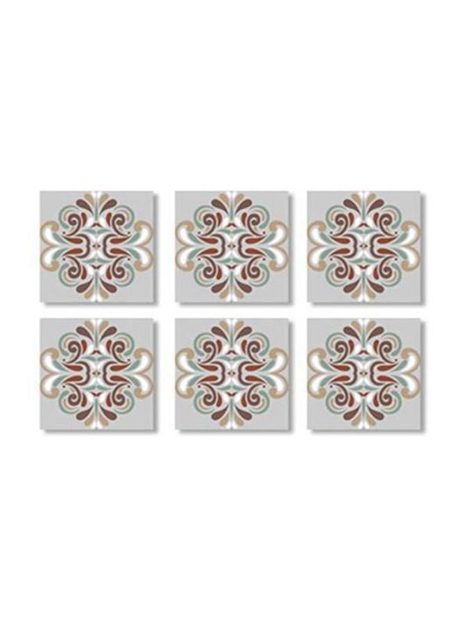 PHOTOBLOCK 6-Piece Tea Coaster Set Multicolour 9x9cm 