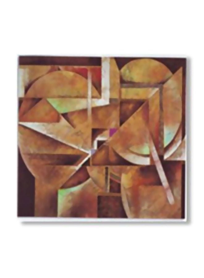 PHOTOBLOCK Decorative Wall Poster With Frame Beige/Brown/Purple 30x30cm