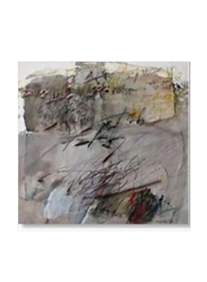 فوتو بلوك لوحة جدارية لتزيين الحائط مع إطار رمادي/أسود 34x34سم