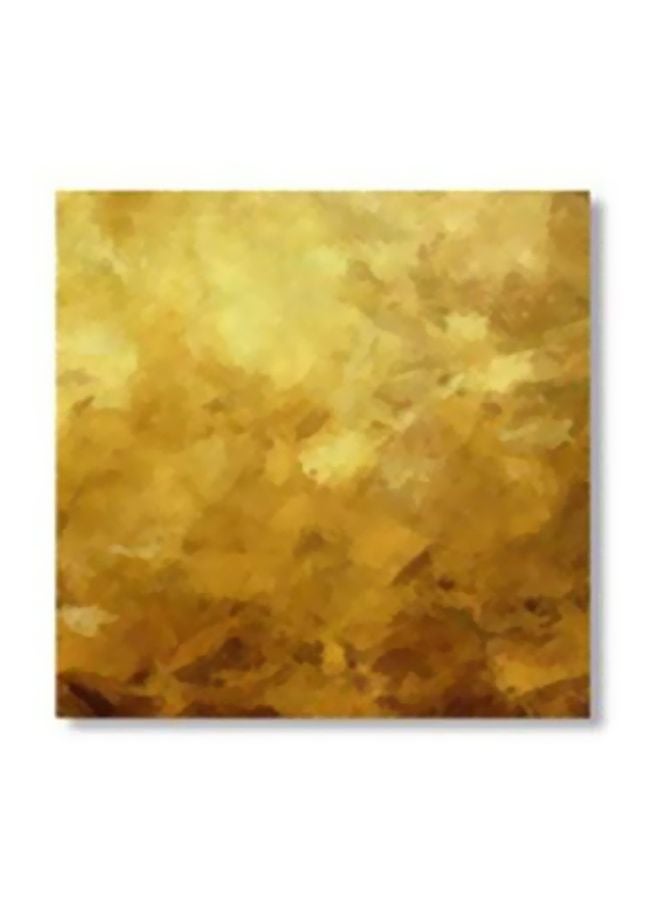 PHOTOBLOCK Decorative Wall Painting With Frame Yellow 30x30cm 