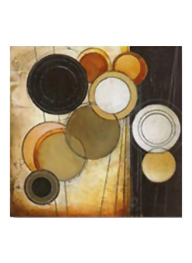 PHOTOBLOCK Decorative Wall Art With Frame Beige/White/Black 24x24cm