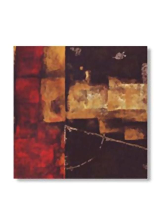 PHOTOBLOCK Decorative Wall Painting With Frame Dark Brown/Red/Brown 30x30cm 