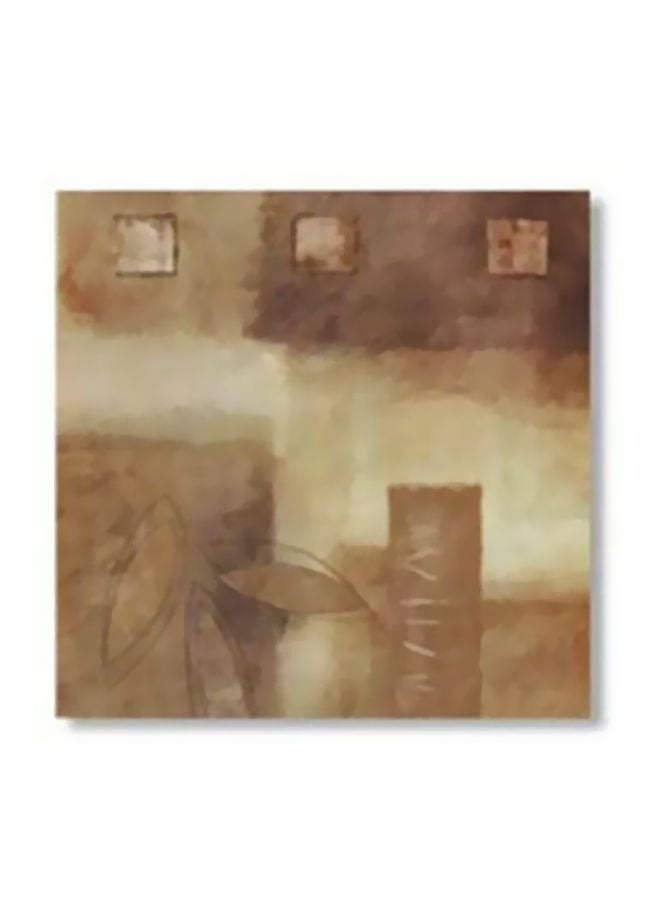 PHOTOBLOCK Abstract Patterned Decorative Wall Poster With Frame Beige/Grey/Brown 15x15cm 