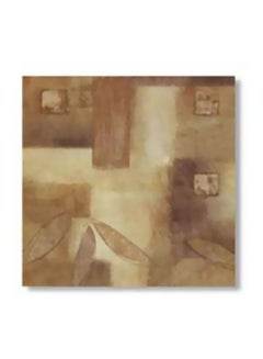 Abstract Patterned Decorative Wall Poster With Frame Grey/Beige 34x34cm