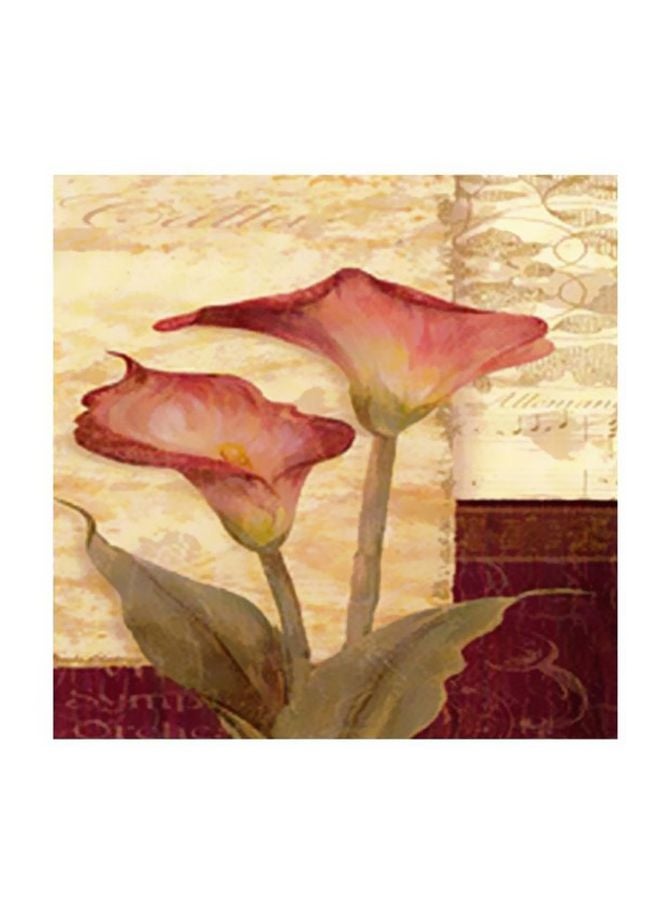 لوحة جدارية لتزيين الحائط مع إطار متعدد الألوان 15x15سم