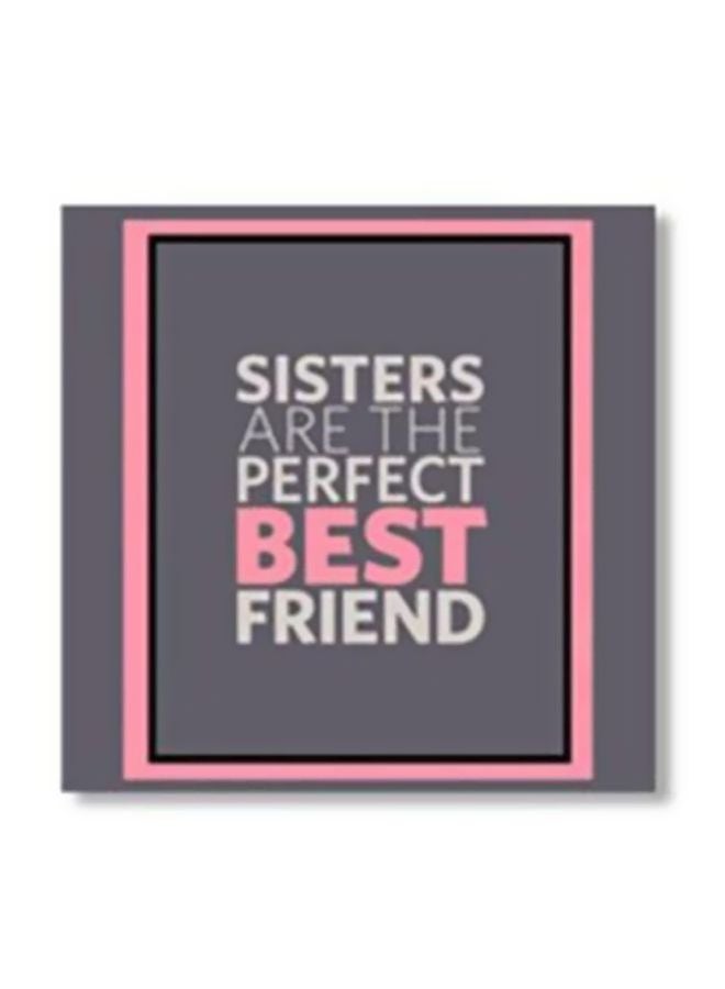 فوتو بلوك بوستر حائط للتزيين رمادي/وردي 15x15سم