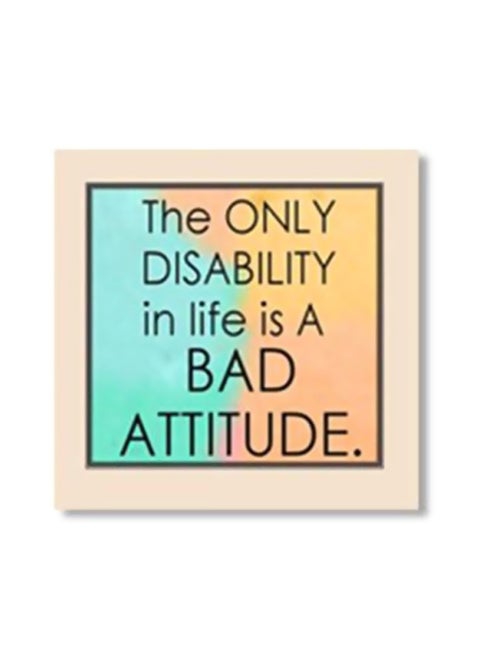 Decorative Wall Poster With Frame Multicolour 15x15cm