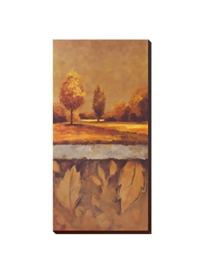 PHOTOBLOCK Decorative Wall Painting Brown 13x45cm