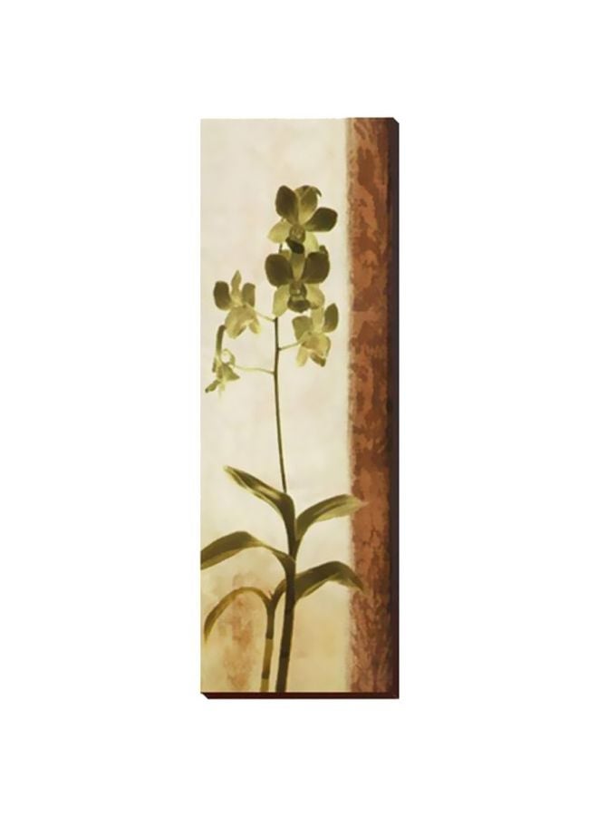 PHOTOBLOCK Decorative Wall Painting White/Green/Brown 29x99cm