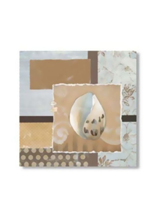 Decorative Wall Painting With Frame Multicolour 34x34cm