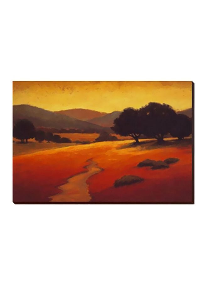 لوحة جدارية لتزيين الحائط مع إطار متعدد الألوان 60x40سم