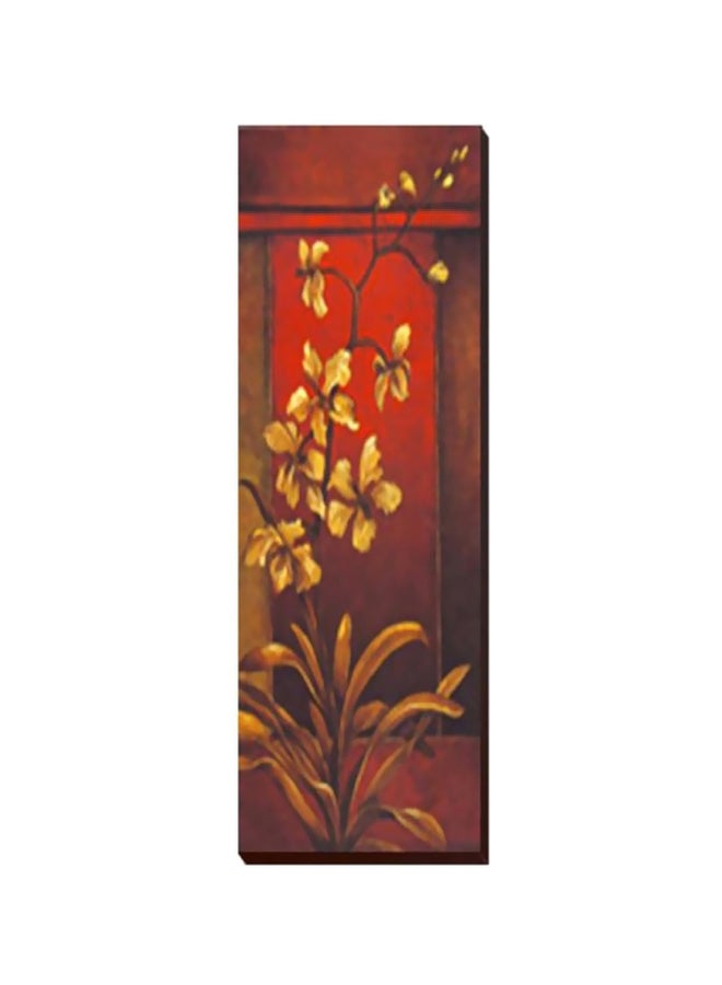 Decorative Wall Painting With Frame Multicolour 20x60cm