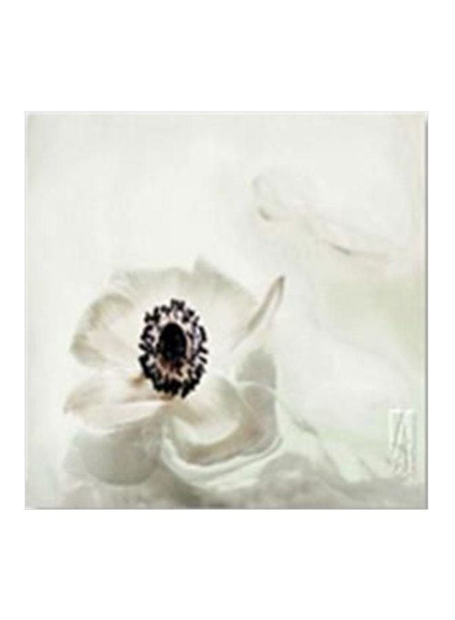 لوحة جدارية لتزيين الحائط مع إطار أبيض/ أسود 24x24سم