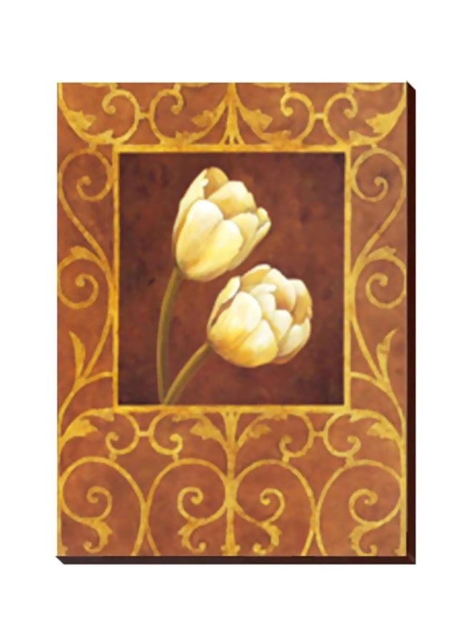 لوحة جدارية لتزيين الحائط مع إطار متعدد الألوان 47x47سم