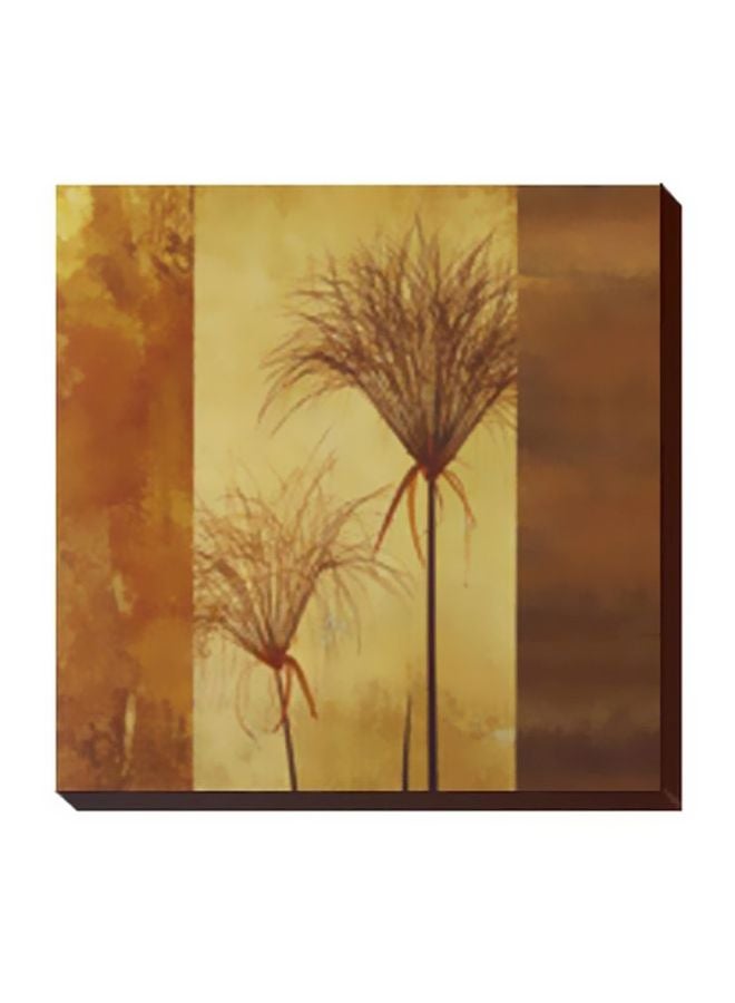 لوحة جدارية لتزيين الحائط مع إطار بني/بيج 15x15سم