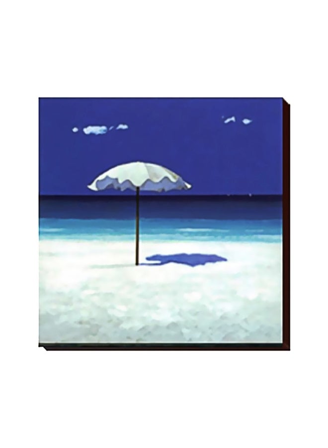 PHOTOBLOCK Decorative Wall Painting With Frame Blue/White/Black 24x24cm 