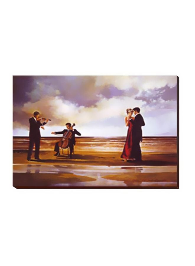 Decorative Wall Painting Red/Black/Brown 30x20cm