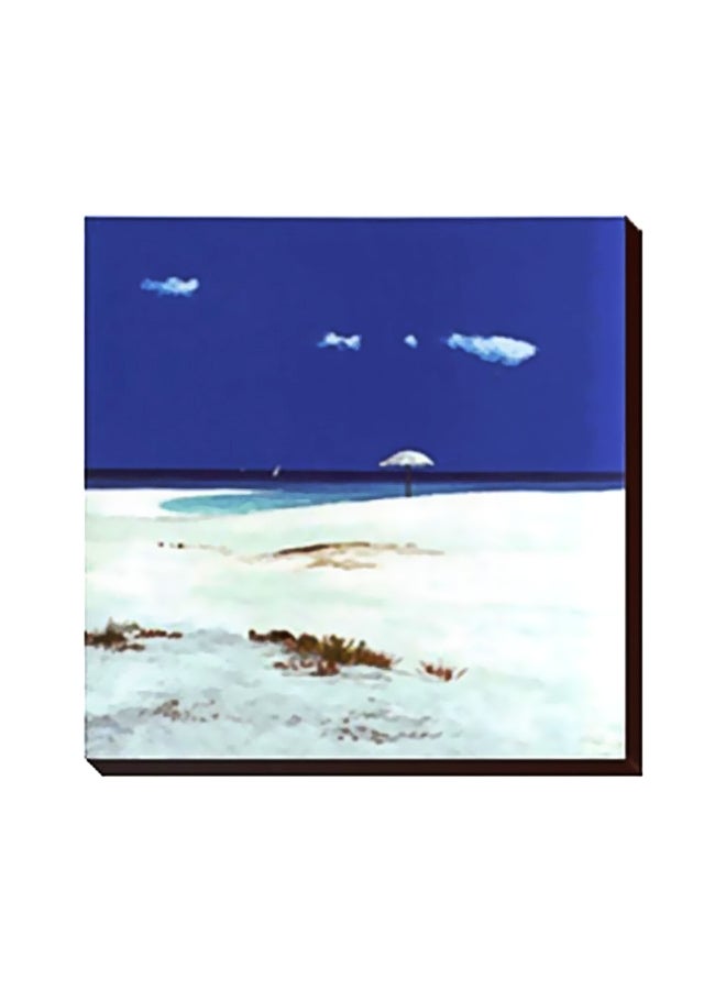 PHOTOBLOCK Decorative Wall Art With Frame White/Blue 47x47cm 
