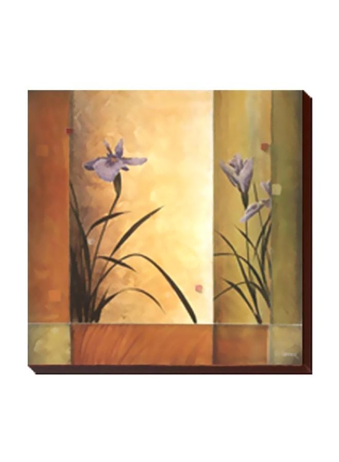 PHOTOBLOCK Decorative Wall Poster With Frame Yellow/Beige 24x24cm 