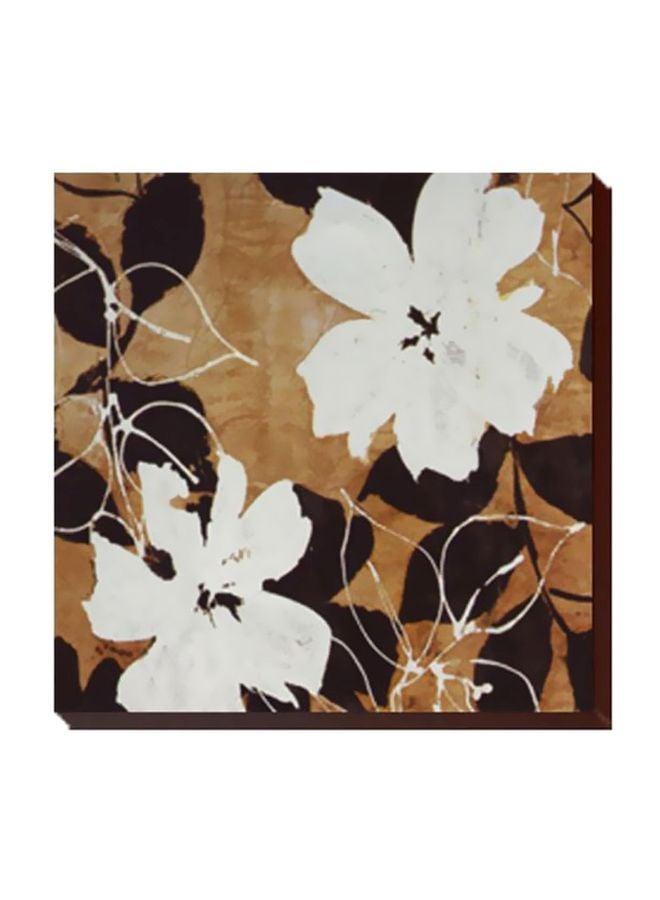 بوستر حائط للتزيين بيج/أسود/أبيض 24x24سم