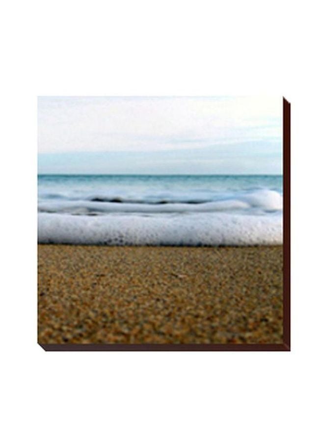 Decorative Wall Poster With Frame Multicolour 34x34cm