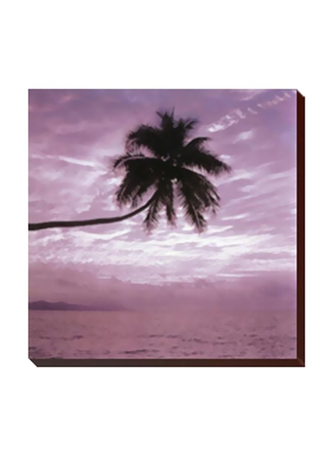 PHOTOBLOCK - Decorative Wall Poster With Frame Purple/Black/White 15x15cm - Image 1