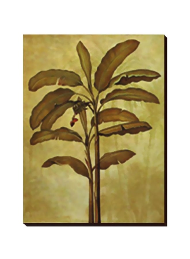 لوحة جدارية لتزيين الحائط مع إطار بيج / بني 13x45سم