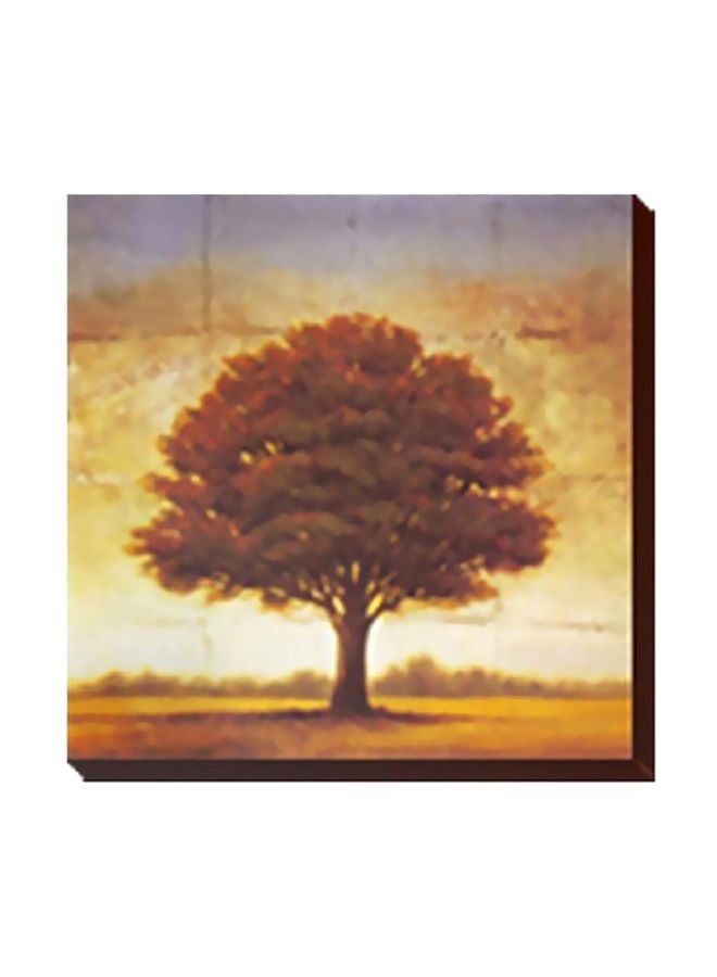 Decorative Wall Painting With Frame Multicolour 15x15cm