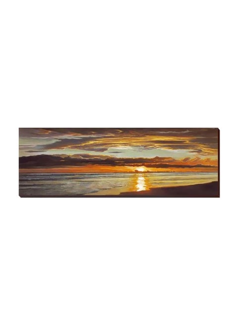 Decorative Wall Art With Frame Multicolour 99x29cm