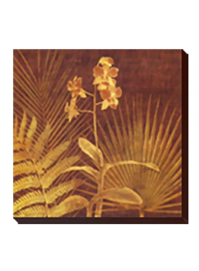 لوحة جدارية لتزيين الحائط مع إطار بني/بيج 24x24سم