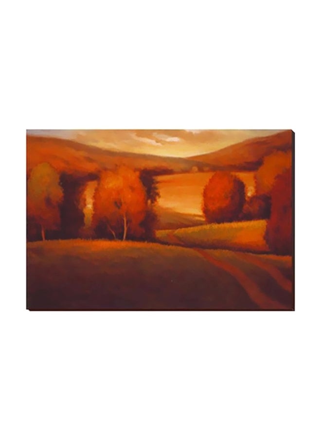 PHOTOBLOCK Decorative Wall Painting Orange 34x24cm