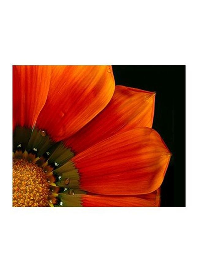Decorative Wall Poster Orange/Yellow/Black 15x20cm