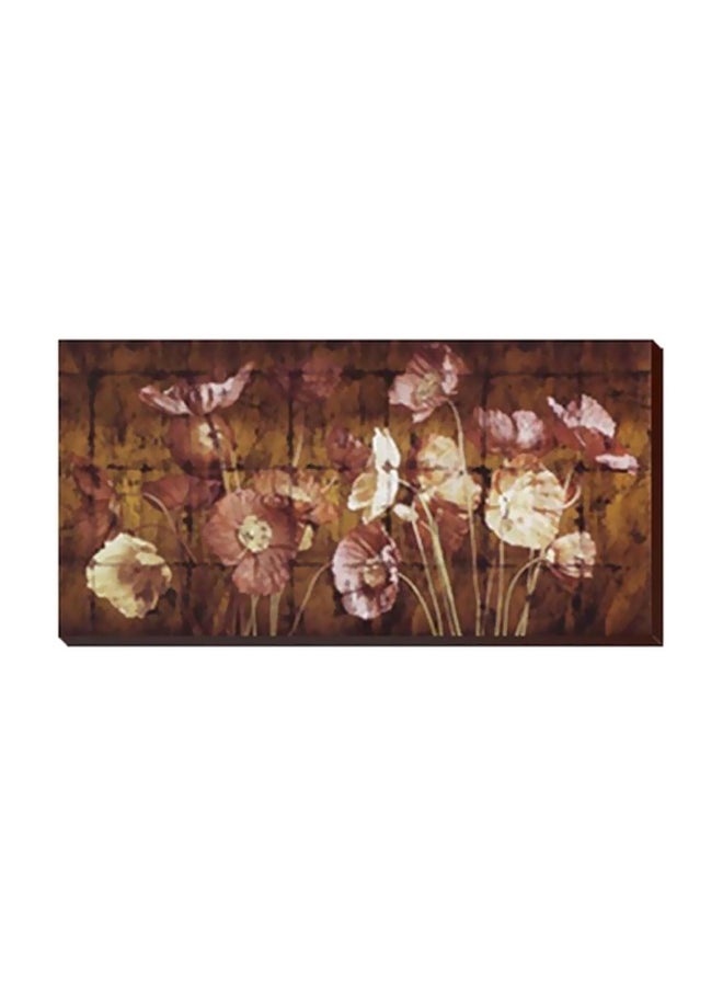 فوتو بلوك لوحة جدارية لتزيين الحائط مع إطار وردي / أسود/ أبيض 99x29سم