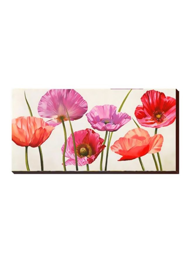 لوحة جدارية لتزيين الحائط مع إطار متعدد الألوان 54x34سم