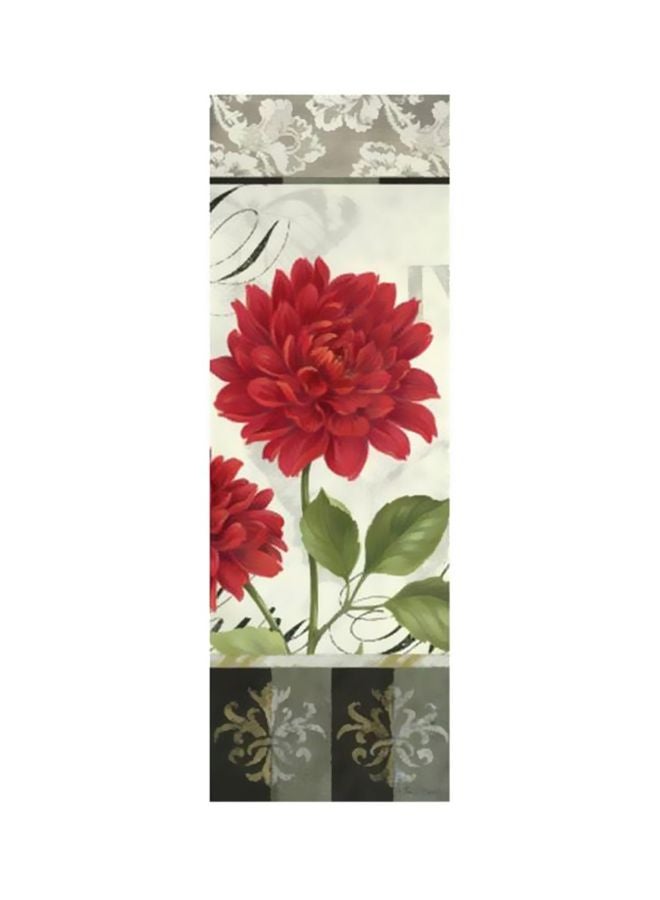 بوستر حائط للتزيين أحمر/رمادي/أخضر 29x99سم